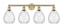 Innovations Lighting 616-4W-BB-G372 - Waverly - 4 Light - 35 inch - Brushed Brass - Bath Vanity Light