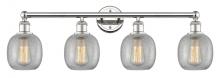  616-4W-PN-G105 - Belfast - 4 Light - 33 inch - Polished Nickel - Bath Vanity Light