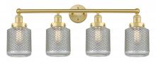 Innovations Lighting 616-4W-SG-G262 - Stanton - 4 Light - 33 inch - Satin Gold - Bath Vanity Light