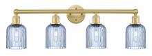 Innovations Lighting 616-4W-SG-G559-5BL - Bridal Veil - 4 Light - 32 inch - Satin Gold - Bath Vanity Light