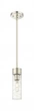 Innovations Lighting 617-1S-PN-G617-8DE - Boreas - 1 Light - 3 inch - Polished Nickel - Stem Hung - Mini Pendant