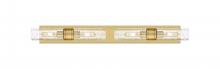 Innovations Lighting 617S-4W-BB-G617-8DE - Boreas - 4 Light - 39 inch - Brushed Brass - Bath Vanity Light