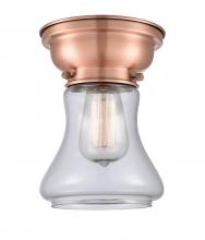 Innovations Lighting 623-1F-AC-G192 - Bellmont - 1 Light - 6 inch - Antique Copper - Flush Mount