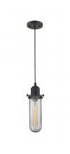 Innovations Lighting 900-1P-OB-CE228-OB-CL - Centri - 1 Light - 5 inch - Oil Rubbed Bronze - Cord hung - Mini Pendant