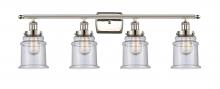 Innovations Lighting 916-4W-PN-G184 - Canton - 4 Light - 36 inch - Polished Nickel - Bath Vanity Light