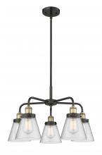 Innovations Lighting 916-5CR-BAB-G64 - Cone - 5 Light - 25 inch - Black Antique Brass - Chandelier