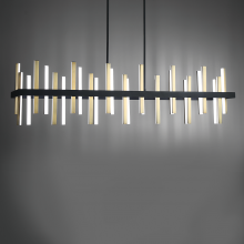 Modern Forms US Online PD-87956-BK/AB - Harmonix Linear Pendant