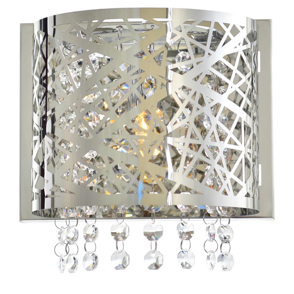 Eternity 1 Light Bathroom Sconce With Chrome Finish