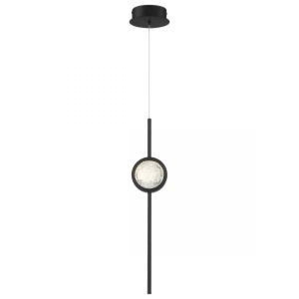 Barletta, 1LT LED Pendant, Blk