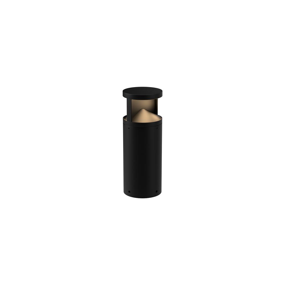 Dover 17-in Black LED Exterior Bollard