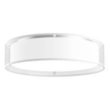 Kuzco Lighting Inc FM7920-WOR - Dalton 20-in White Organza LED Flush Mount