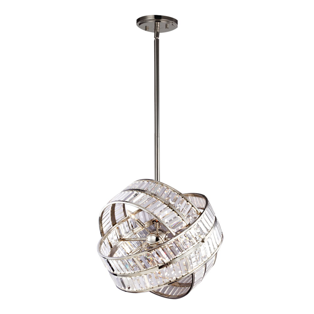 8-Light 22" Orbital Sputnik Crystal Chandelier