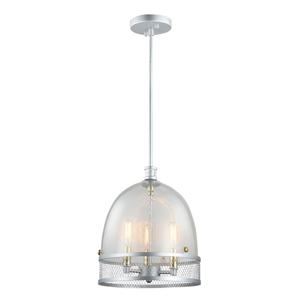 3-Light 11" Boutique Dome Pendant Light