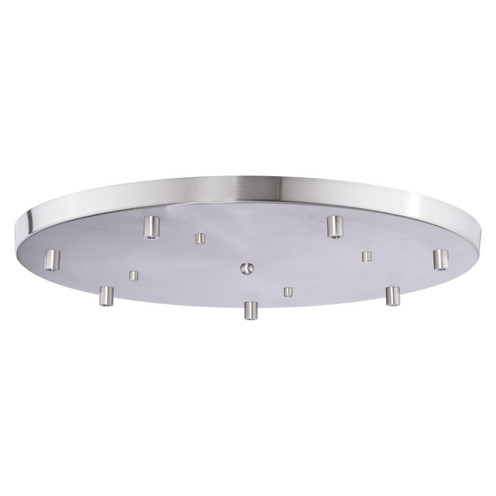 20-in Canopy Kit Mini Pendant Holder 4L Satin Nickel