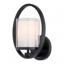 Vaxcel International W0466 - Princeton 8-in. Wall Light Matte Black