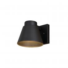 Vaxcel International T0769 - Evans 6-in. W LED Outdoor Wall Light Textured Black