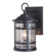 Vaxcel International T0523 - Southport 6.5-in Outdoor Wall Light Matte Black