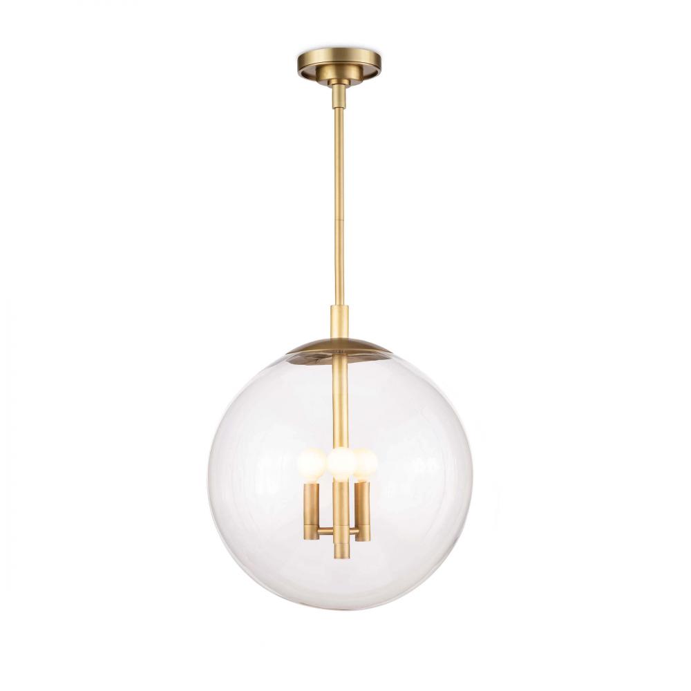 Regina Andrew Cafe Pendant Small (Natural Brass)