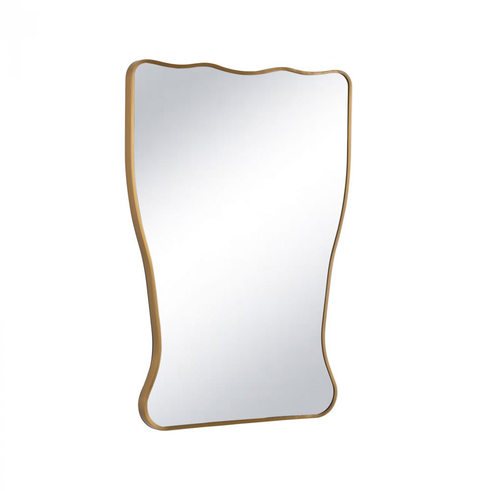 Regina Andrew Piero Metal Mirror (Natural Brass)