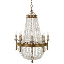 Regina Andrew 16-1056 - Regina Andrew Frosted Crystal Bead Chandelier