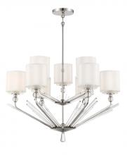 Minka Metropolitan N7389-613 - Sutton - 9 Light Chandelier, A Robin Baron Design