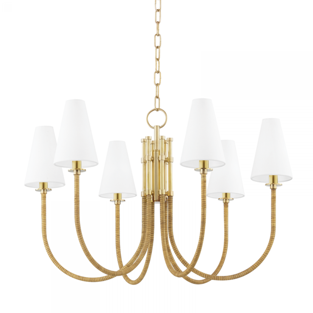 RIPLEY 6 LIGHT  CHANDELIER