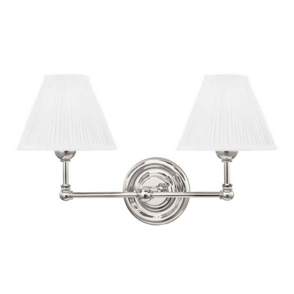 2 LIGHT WALL SCONCE