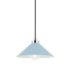 Hudson Valley MDS1401-PN/BB - 1 LIGHT PENDANT