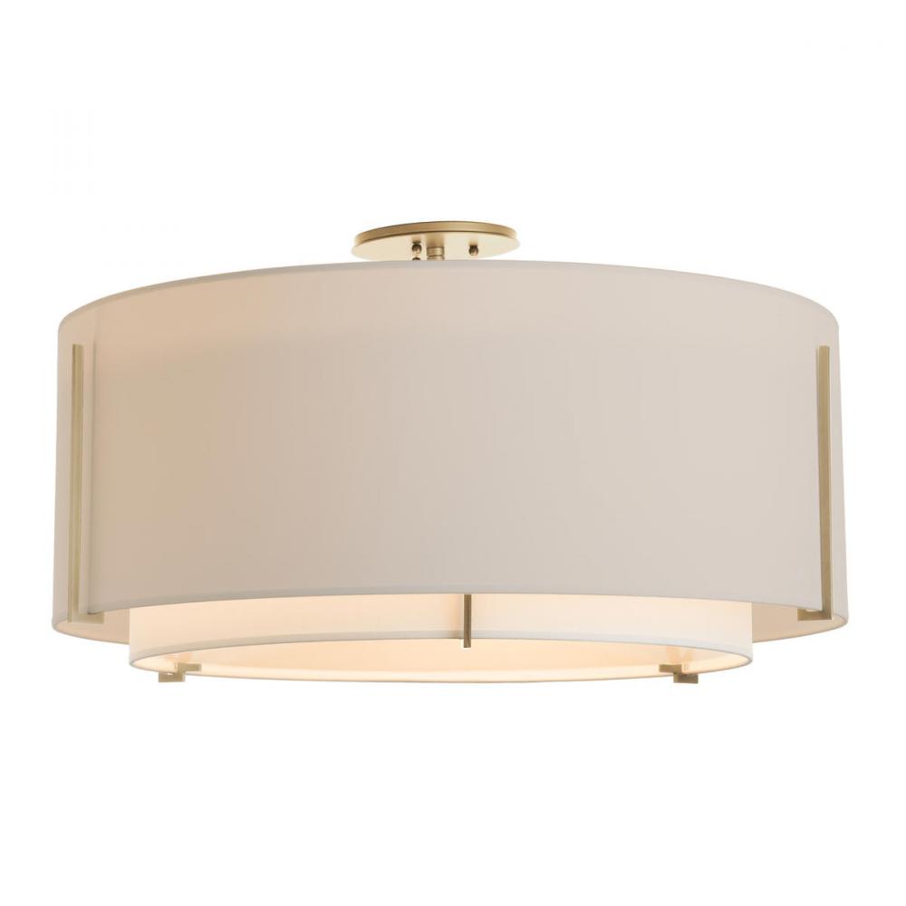 Exos Large Double Shade Semi-Flush