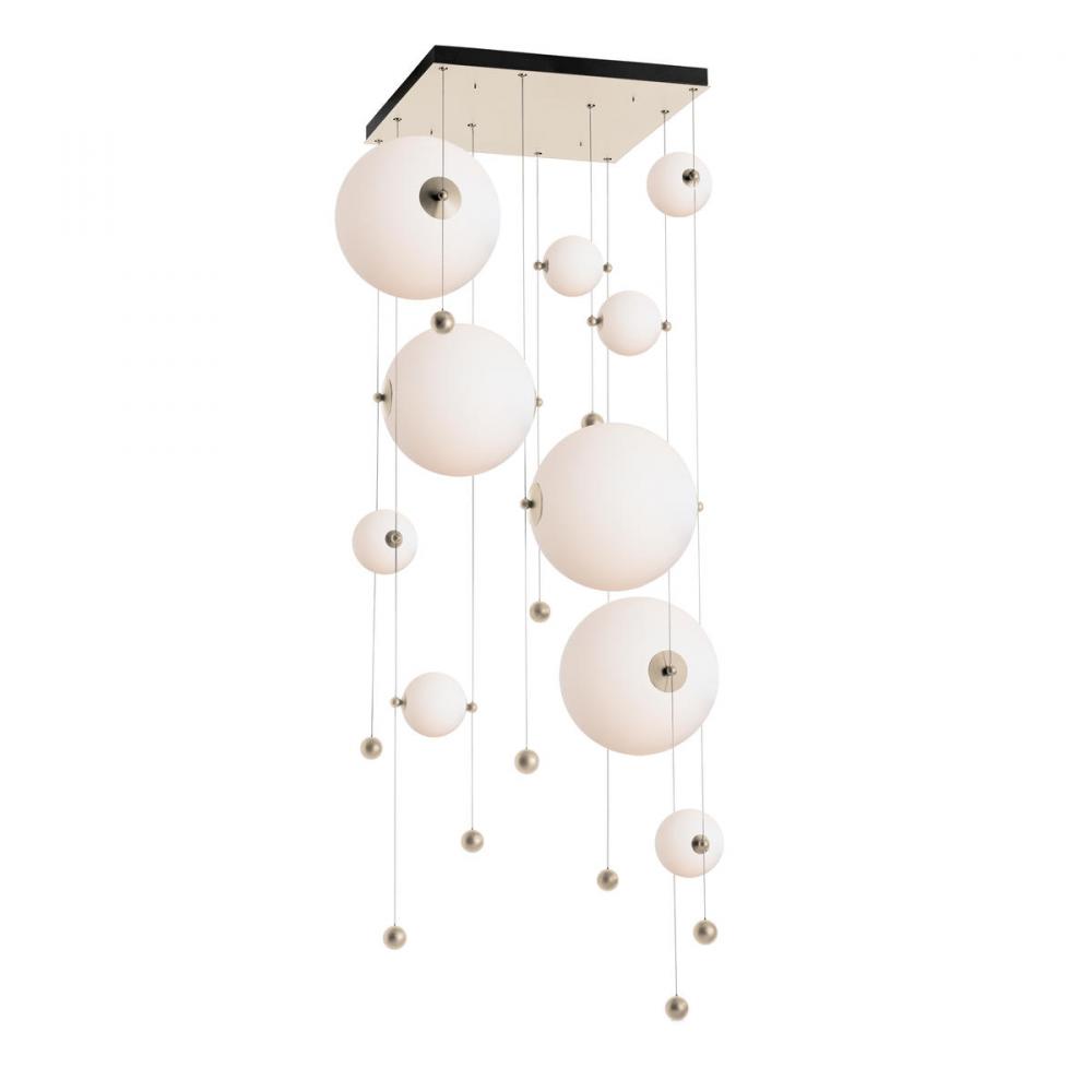 Abacus 10-Light Square LED Pendant