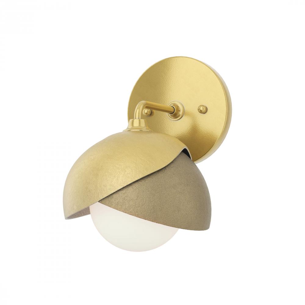 Brooklyn 1-Light Double Shade Bath Sconce