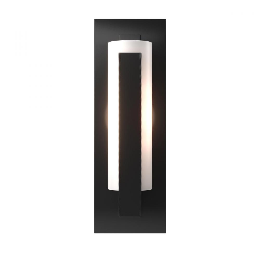 Forged Vertical Bar Sconce - Steel Backplate