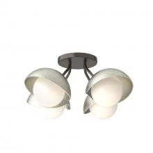 Hubbardton Forge 121375-SKT-14-85-GG0711 - Brooklyn 4-Light Single Shade Semi-Flush