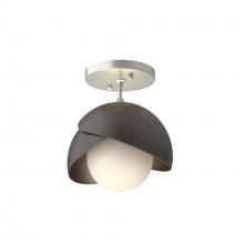 Hubbardton Forge 121377-SKT-82-14-GG0711 - Brooklyn 1-Light Double Shade Semi-Flush