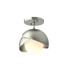 Hubbardton Forge 121377-SKT-85-85-GG0711 - Brooklyn 1-Light Double Shade Semi-Flush