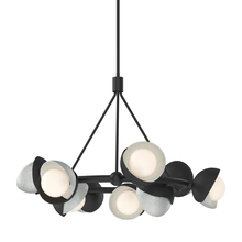 Hubbardton Forge 131068-SKT-MULT-10-82-GG0711 - Brooklyn 9-Light Double Shade Ring Pendant