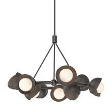 Hubbardton Forge 131068-SKT-MULT-14-05-GG0711 - Brooklyn 9-Light Double Shade Ring Pendant