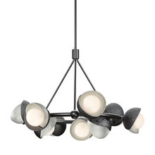 Hubbardton Forge 131068-SKT-MULT-89-85-GG0711 - Brooklyn 9-Light Double Shade Ring Pendant