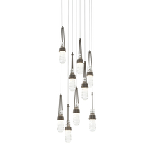 Hubbardton Forge 131100-SKT-LONG-07-YJ0434 - Link 9-Light Blown Glass Pendant