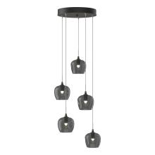 Hubbardton Forge 131123-SKT-STND-07-YL0709 - Ume 5-Light Pendant