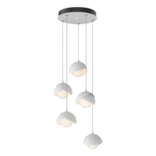 Hubbardton Forge 131125-SKT-STND-02-02-GG0711 - Brooklyn 5-Light Double Shade Pendant