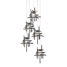 Hubbardton Forge 131126-SKT-LONG-14-II0728 - Tura 5-Light Seeded Glass Pendant