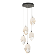 Hubbardton Forge 131138-SKT-STND-20-WP0755 - Chrysalis 5-Light Large Crystal Pendant