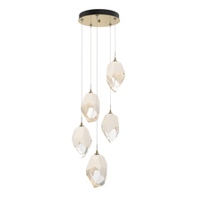 Hubbardton Forge 131138-SKT-STND-86-WP0755 - Chrysalis 5-Light Large Crystal Pendant