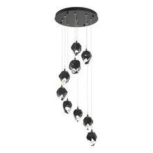 Hubbardton Forge 131140-SKT-LONG-10-BP0754 - Chrysalis 9-Light Small Crystal Pendant