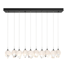 Hubbardton Forge 131143-SKT-LONG-10-WP0754 - Chrysalis 10-Light Small Crystal Pendant