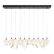 Hubbardton Forge 131145-SKT-LONG-14-WP0756 - Chrysalis 10-Light Mixed Crystal Pendant