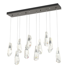 Hubbardton Forge 131201-SKT-STND-07-CR - Luma 10-Light Large Crystal Pendant