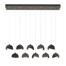 Hubbardton Forge 131205-SKT-STND-07-10-GG0711 - Brooklyn 10-Light Double Shade Pendant