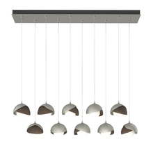 Hubbardton Forge 131205-SKT-STND-85-05-GG0711 - Brooklyn 10-Light Double Shade Pendant